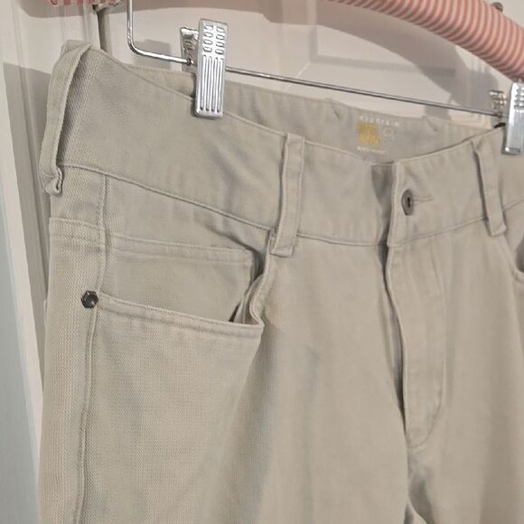 Beige Straight-Leg Pants - Picture 5 of 9